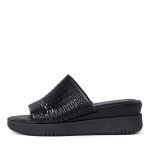 Γυναικεία μαύρη πλατφόρμα δερμάτινη Tamaris - Image 3