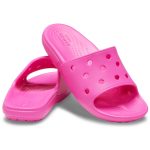 Crocs Classic Slides σε Ροζ Χρώμα - Image 4