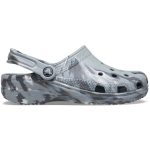 Crocs Classic Marbled Ανδρικά Παπούτσια Θαλάσσης Γκρι