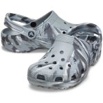 Crocs Classic Marbled Ανδρικά Παπούτσια Θαλάσσης Γκρι - Image 4