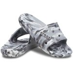 Classic Crocs Marbled Slide - Light Grey/Multi - Image 5