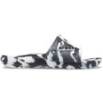 Classic Crocs Marbled Slide - White/Black