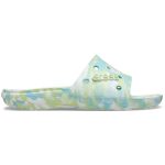 Classic Crocs Marbled Slide - Pure Water/Multi