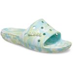 Classic Crocs Marbled Slide - Pure Water/Multi - Image 4