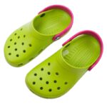 Crocs Kids Classic 10006-3A1 - Παιδικά Σαμπό - Volt Green / Raspberry Ανατομικά - Image 6