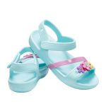 Crocs Παιδικά Ανατομικά Παπουτσάκια Θαλάσσης για Κορίτσι Lina Charm Γαλάζιο - Image 4