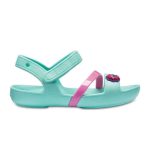 Crocs Παιδικά Ανατομικά Παπουτσάκια Θαλάσσης Lina Γαλάζια