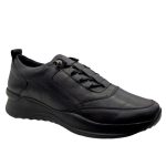 Μαύρα Δερμάτινα Γυναικεία Sneakers Safe Step - Image 6