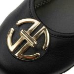 Ragazza 082 Γυναικείες Δερμάτινες Μπαλαρίνες Μαύρο Ανατομικό All-Day Comfort - Image 5