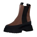 Tamaris Γυναικεία μποτάκια Chelsea Μαύρο - Κονιάκ - Image 2