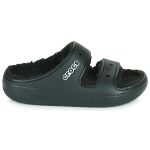 Crocs Classic Cozy Sandal Black/Black Γυναικεία Ανατομική Παντόφλα