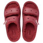 Crocs Classic Cozy Sandal Garnet Γυναικεία Ανατομική Παντόφλα - Image 6