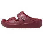 Crocs Classic Cozy Sandal Garnet Γυναικεία Ανατομική Παντόφλα - Image 7