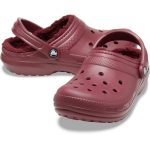 Crocs Classic Lined Clog 203591-612 Garnet Ανατομικό Σαμπό - Image 3