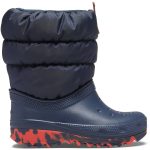 Crocs Παιδικές Μπότες Χιονιού Classic Neo Puff Boot T 207683 410 Navy
