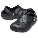 Croc's Unisex σαμπό black classic lined clog 203591-060 - Image 4