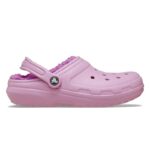 Crocs Classic Lined Clog 203591-5BX Γυναικεία Λιλά (Moonlight) Σαμπό με Επένδυση