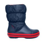 Crocs Παιδικές Γαλότσες για Αγόρι με Εσωτερική Επένδυση Navy Μπλε Puff