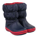 Crocs Παιδικές Γαλότσες για Αγόρι με Εσωτερική Επένδυση Navy Μπλε Puff - Image 4