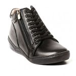 Safe Step 19511 Δερμάτινα Γυναικεία Wedges Μαύρα - Image 3