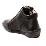Safe Step 19511 Δερμάτινα Γυναικεία Wedges Μαύρα - Image 6