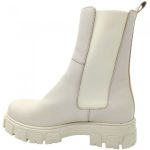 Ragazza 0372 Δερμάτινα Γυναικεία Μποτάκια Cream - Image 6