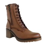 Ragazza 0579 Δερμάτινα Γυναικεία Αρβυλάκια με Τακούνι ταμπά - Image 6