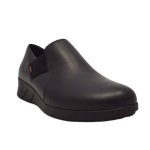 Ragazza Δερμάτινα Ανατομικά Γυναικεία Slip-On Μαύρα - Image 4