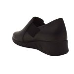 Ragazza Δερμάτινα Ανατομικά Γυναικεία Slip-On Μαύρα - Image 5