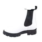 Ragazza Δερμάτινα Γυναικεία Chelsea Μποτάκια Λευκά - Image 8