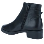 Ragazza Δερμάτινα Γυναικεία Μποτάκια Αστραγάλου Μαύρα 0164 - Image 3