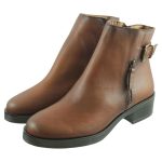 Ragazza Δερμάτινα Γυναικεία Μποτάκια Αστραγάλου Ταμπά  0164 - Image 5