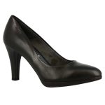 Ragazza Δερμάτινες Γόβες με Χοντρό Μεσαίο Τακούνι Μαύρο - Image 9