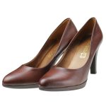 Ragazza Δερμάτινες Γόβες με Χοντρό Μεσαίο Τακούνι Ταμπά - Image 4