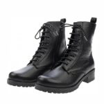 Ragazza μαύρο δερμάτινο μποτάκι 0269 - Image 8