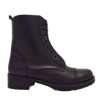 Ragazza μαύρο δερμάτινο μποτάκι - Image 4