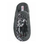 Ανδρική Χειμερινή παντόφλα με αποσπώμενο αντικραδασμικό πάτο Print POLO ADAM'S 1-701-21512-19 Γκρι - Image 3