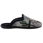 Adam's Shoes Χειμερινές Ανδρικές Παντόφλες με Σχέδια Μαύρες 1-624 22510 - Image 6