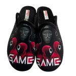 Adam's Shoes Χειμερινές Ανδρικές Παντόφλες με Σχέδια Μαύρες 1-624-22536-19