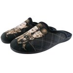 Ανδρικές μαύρες παντόφλες χειμερινές ADAMS 1-624-22517-19 - Image 6