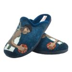 Ανδρικές μαύρες παντόφλες χειμερινές ADAMS 1-624-22522 - Image 8