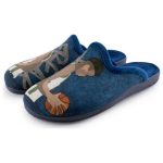 Ανδρικές μαύρες παντόφλες χειμερινές ADAMS 1-624-22522 - Image 9