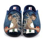 Ανδρικές μαύρες παντόφλες χειμερινές ADAMS 1-624-22522 - Image 2