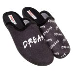 Μαύρες Ανδρικές Παντόφλες Σπιτιού Adam'S Shoes 1-624-22503-19 - Image 3