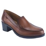 Ragazza Δερμάτινα Γυναικεία Μοκασίνια σε Ταμπά Χρώμα - Image 5