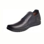 Safe Step 2039 Δερμάτινα Ανδρικά Casual Παπούτσια Μαύρα - Image 3