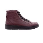 Safe Step Δερμάτινα Γυναικεία Μποτάκια Μπορντό