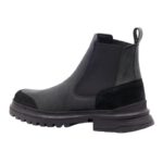 Softies 5574 T Ανδρικό Μποτάκι Sport Chelsea Μαύρο Δέρμα Ανατομικό - Image 6