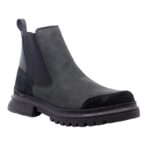 Softies 5574 T Ανδρικό Μποτάκι Sport Chelsea Μαύρο Δέρμα Ανατομικό - Image 7