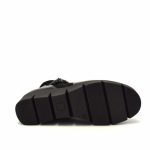 Softies Δερμάτινα Γυναικεία Wedges Μαύρα - Image 3